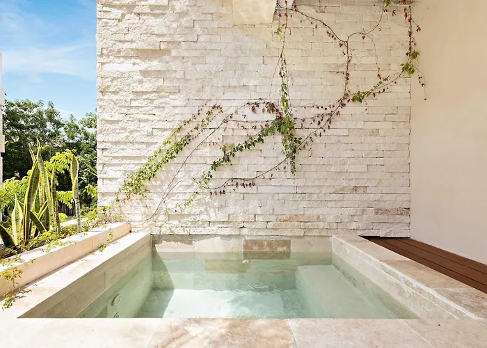 Apartment 5 Stars Luxury Retreat Rooftop Pool Whirlpool Tub Tulum